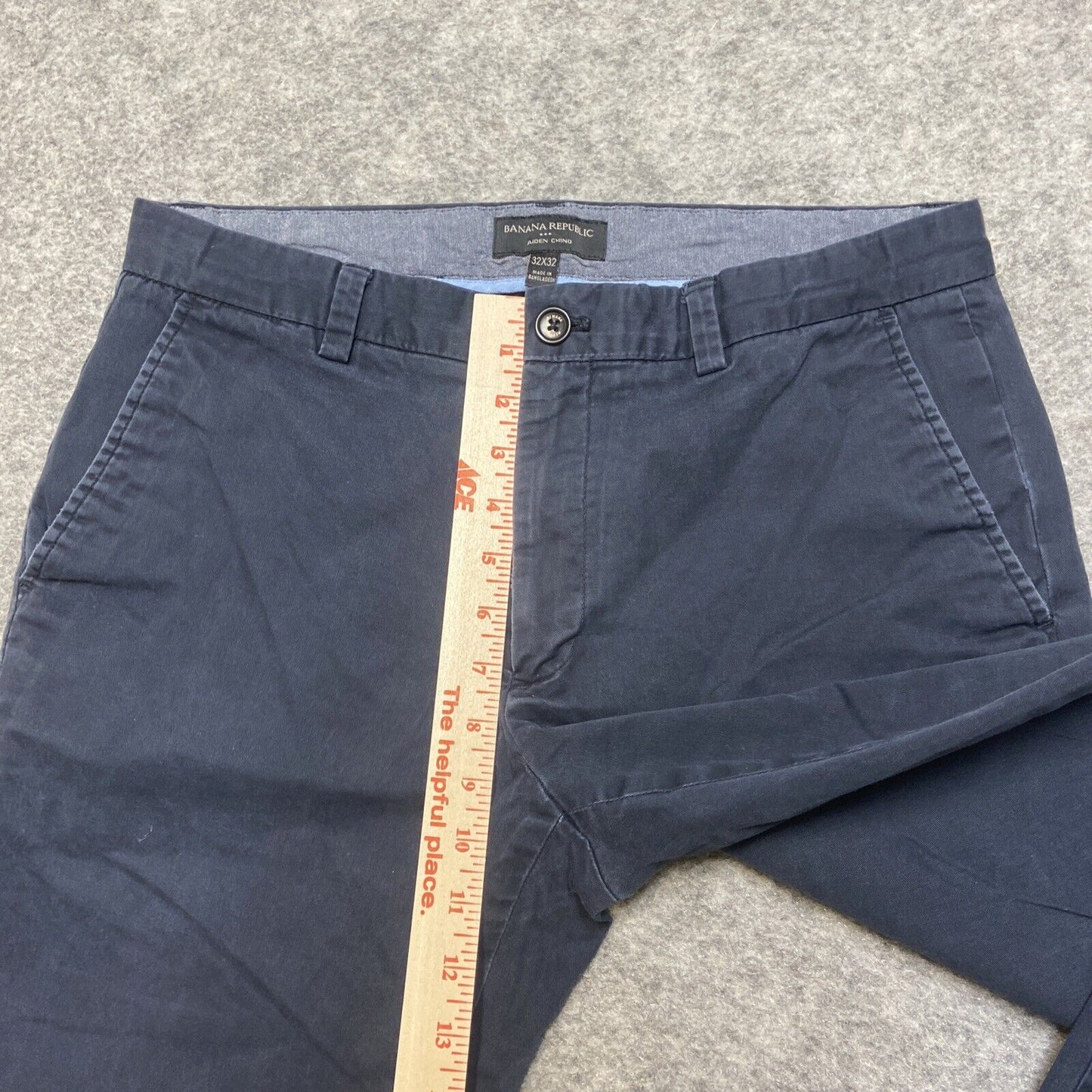 Banana Republic Aiden Chino Pants Men's Size 32x30 Dark Blue Pants