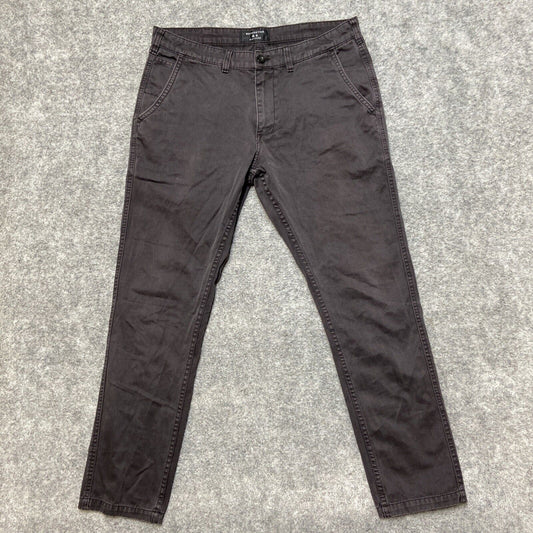 Matchstick Straight Leg Chino Pants Men's Size 34x32 Dark Gray Pants