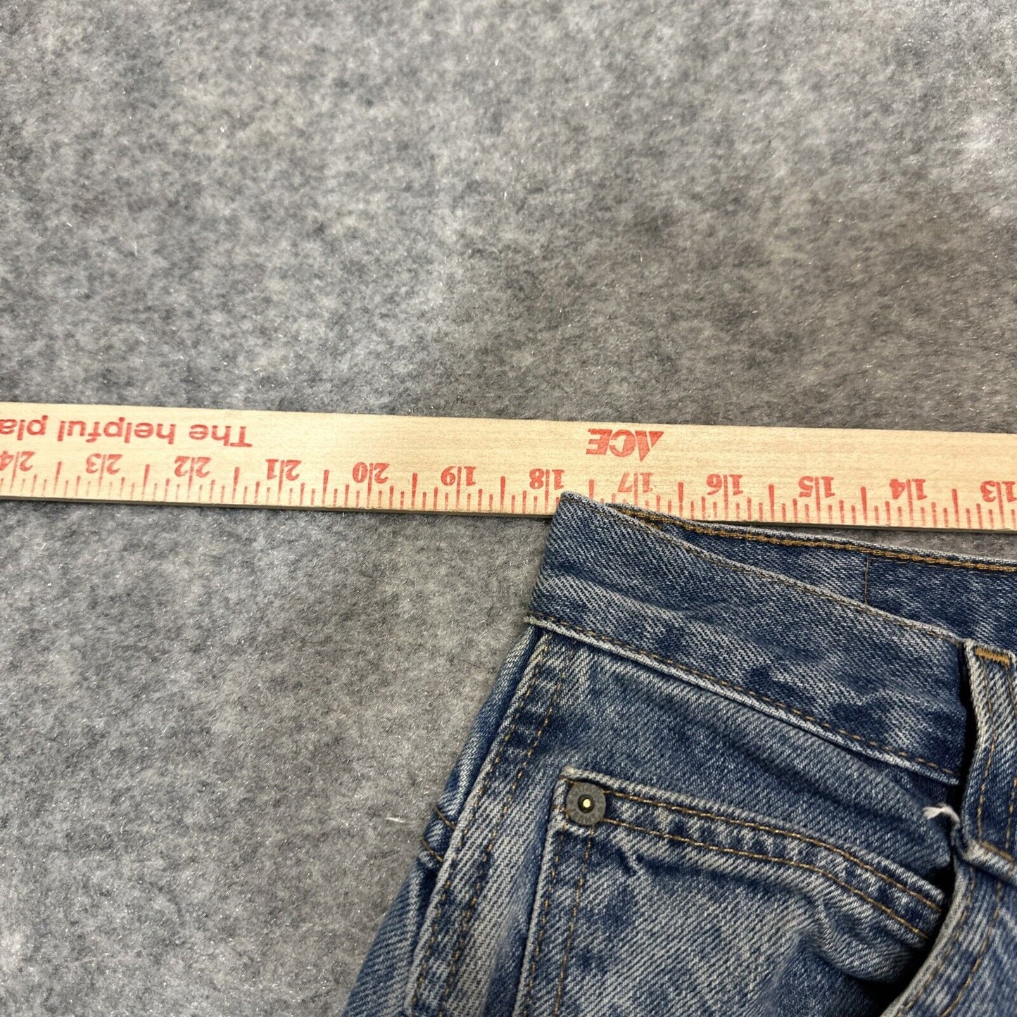 Vintage Gitano Women's Straight Jeans Size 20W Blue Light Wash Denim