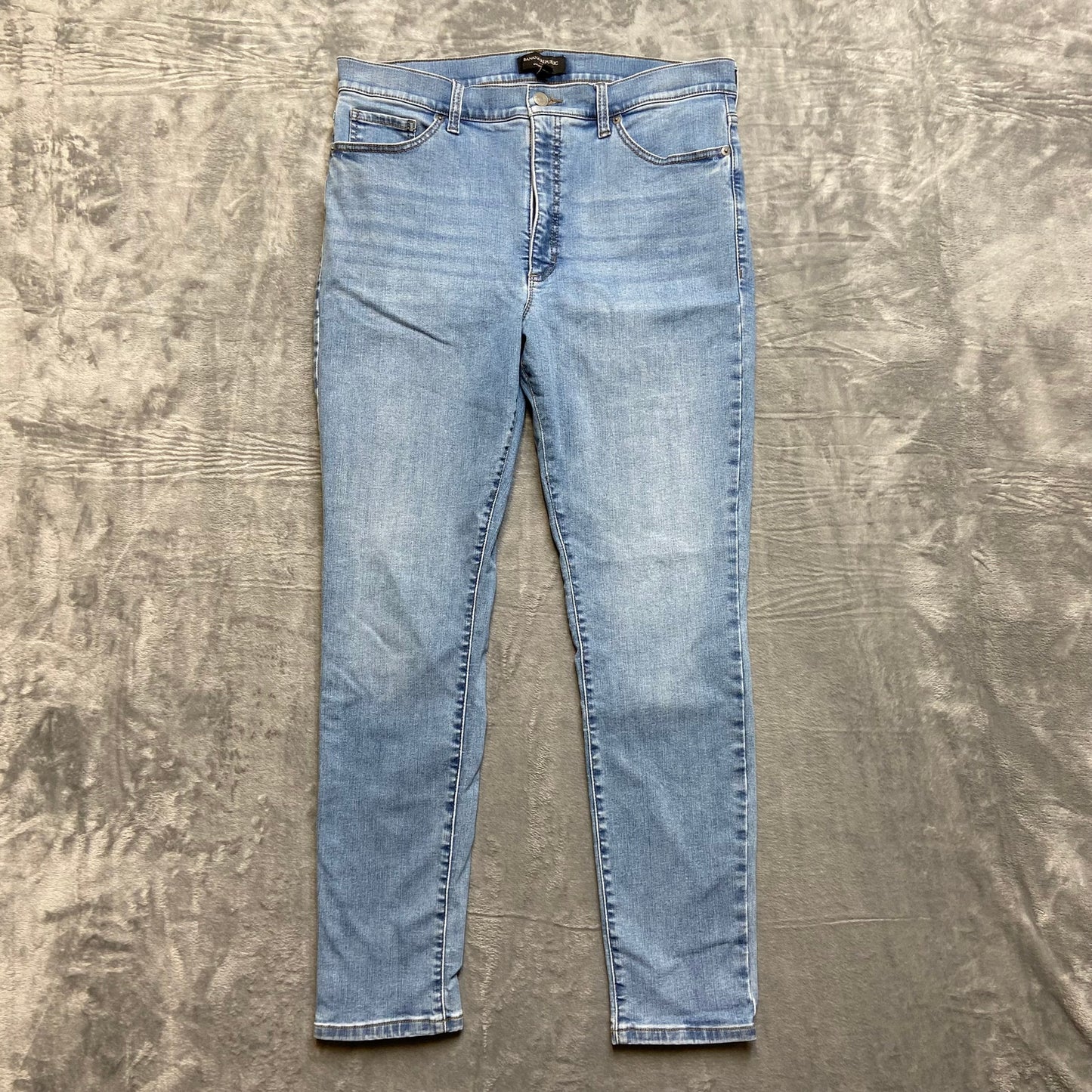 Banana Republic High Rise Skinny Jeans Women's Size 4 Blue Denim Light Wash GUC