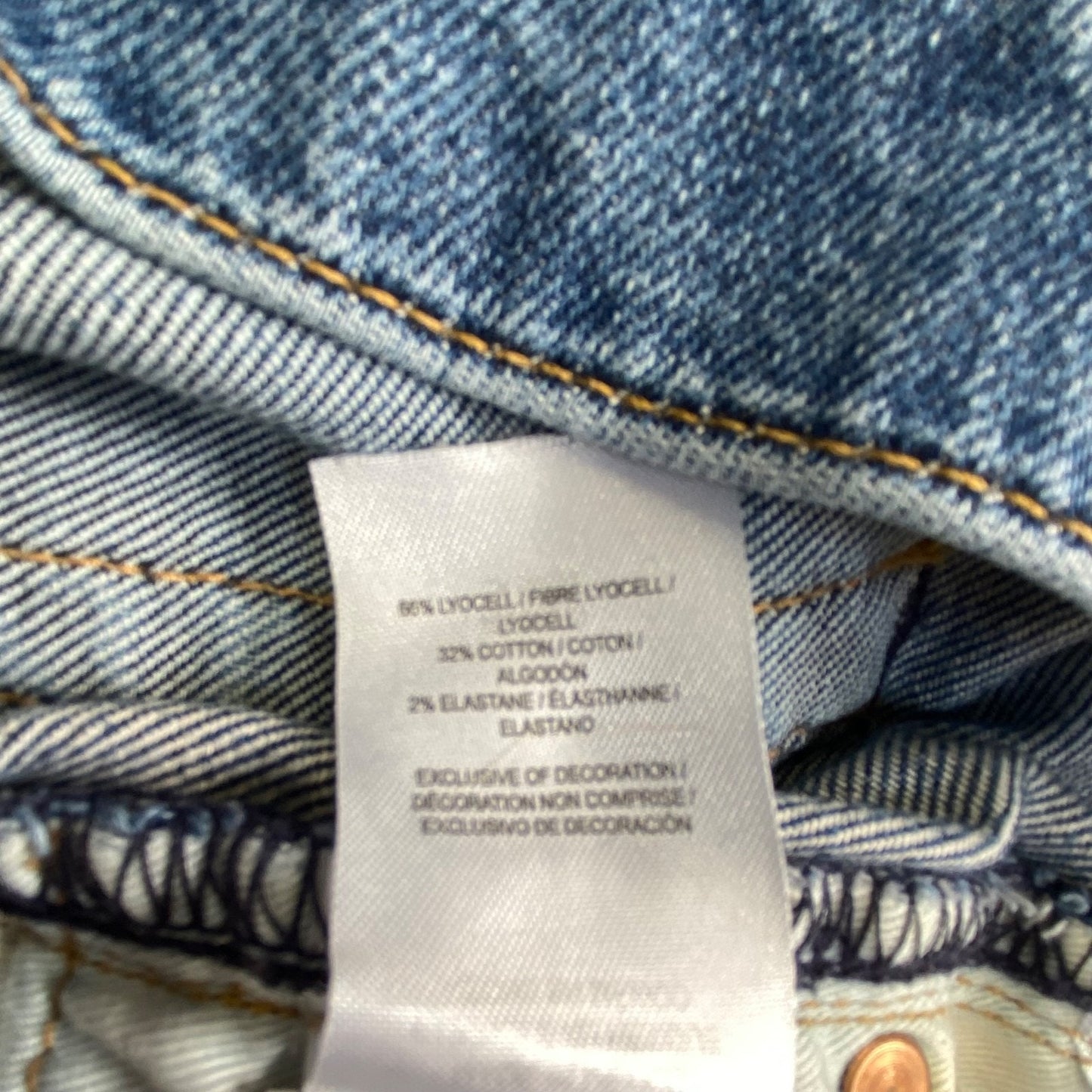 Lucky Brand 121 Slim Straight Jeans Men's 32x32 Blue Denim Casual