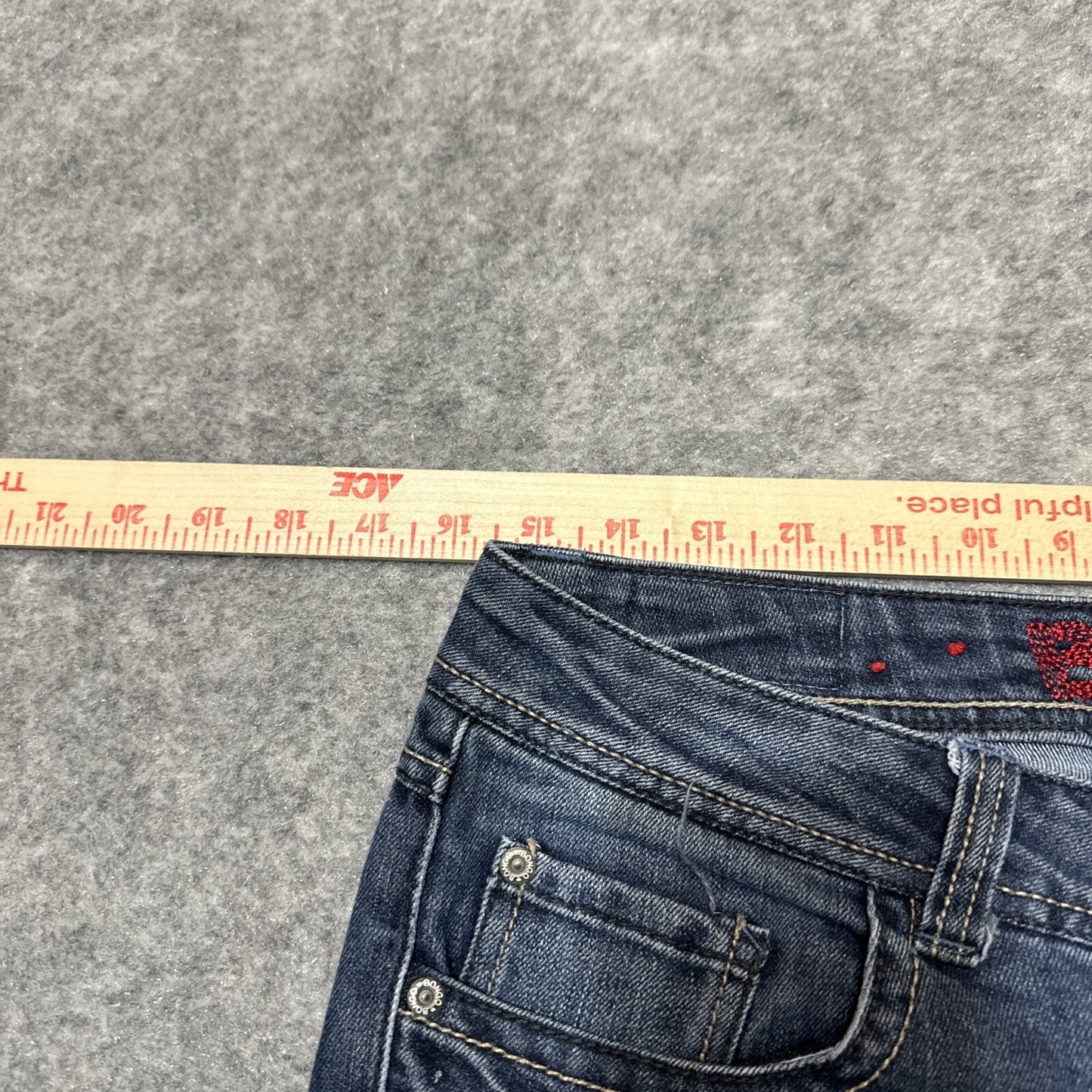 Bongo Skinny Women's Jeans Size 9 Blue Dark Denim