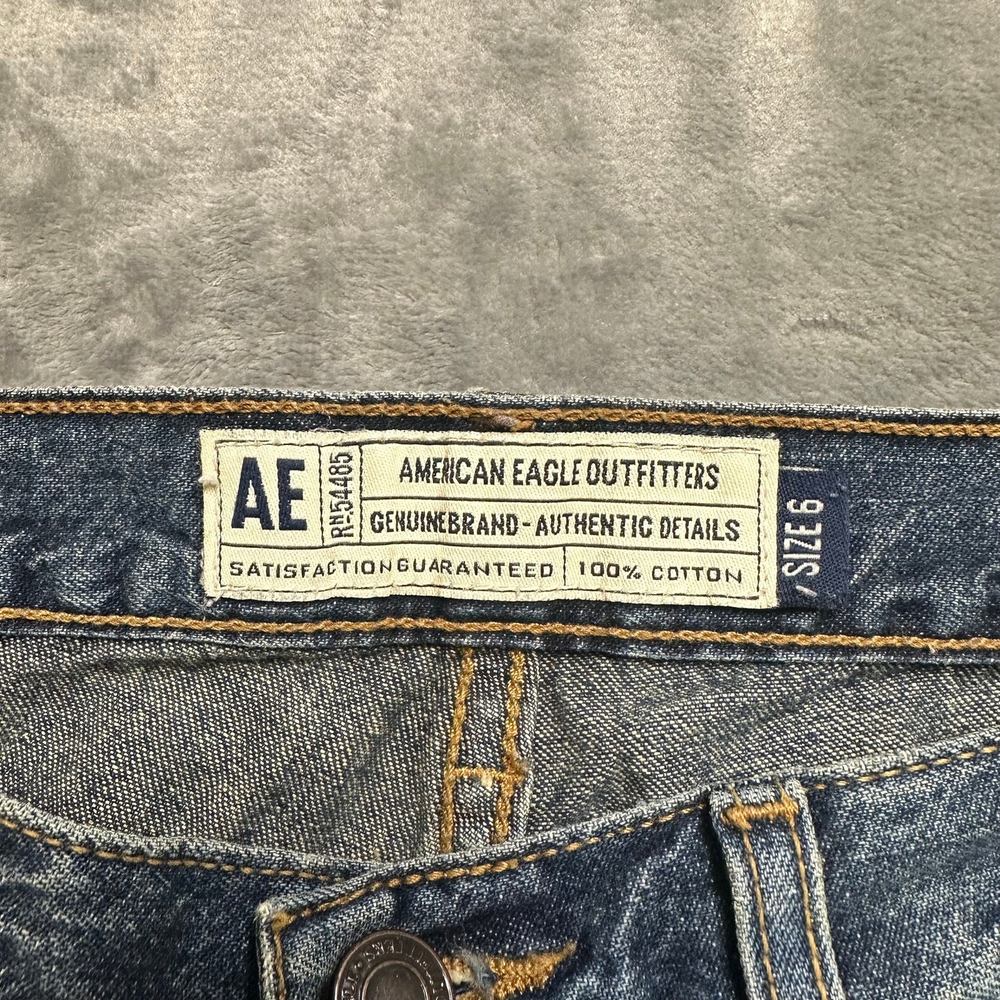 American Eagle Outfitters Straight Jeans Men's Size 6 Blue Denim