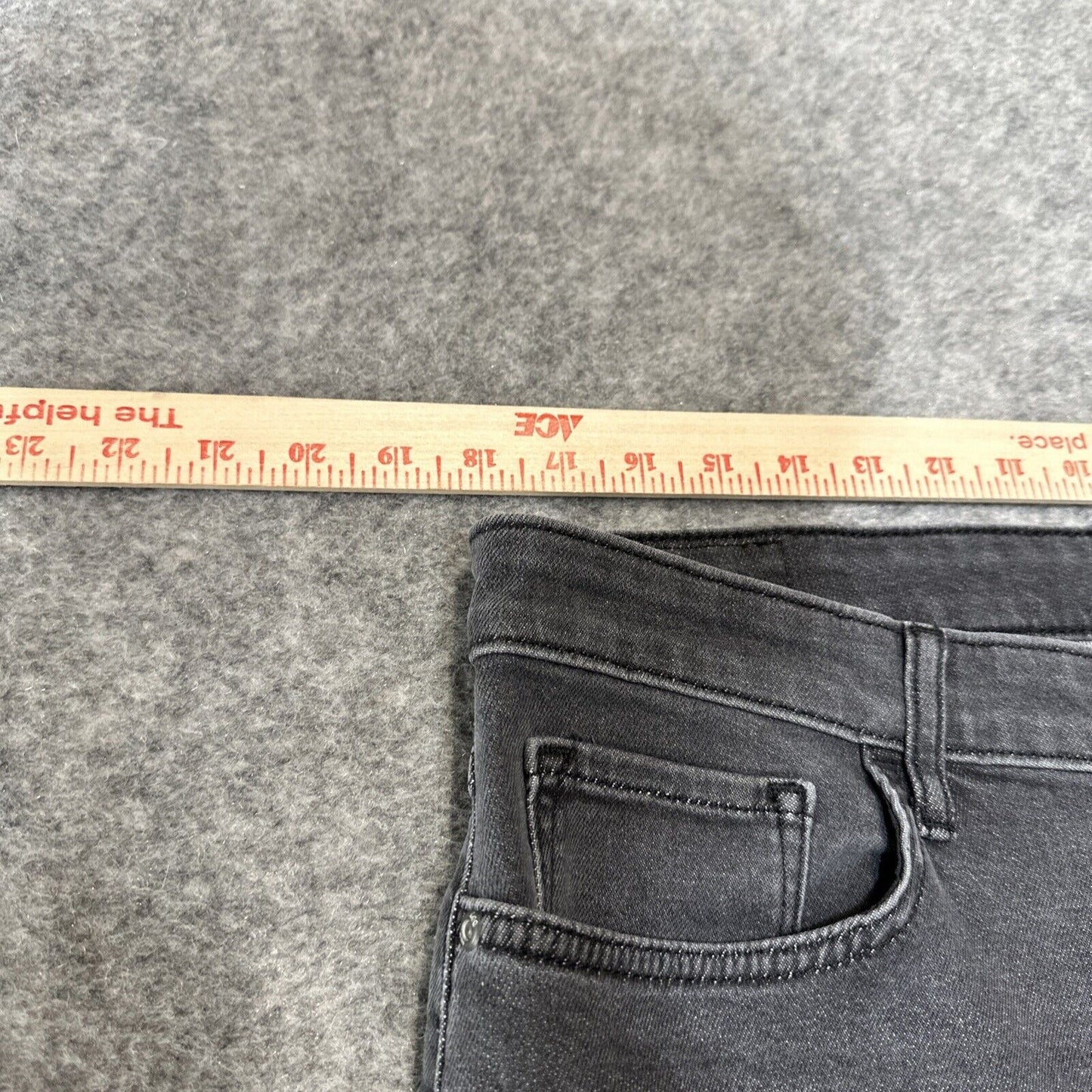 LEE Straight Leg Women's Jeans Size 18 Medium Gray Wash Denim