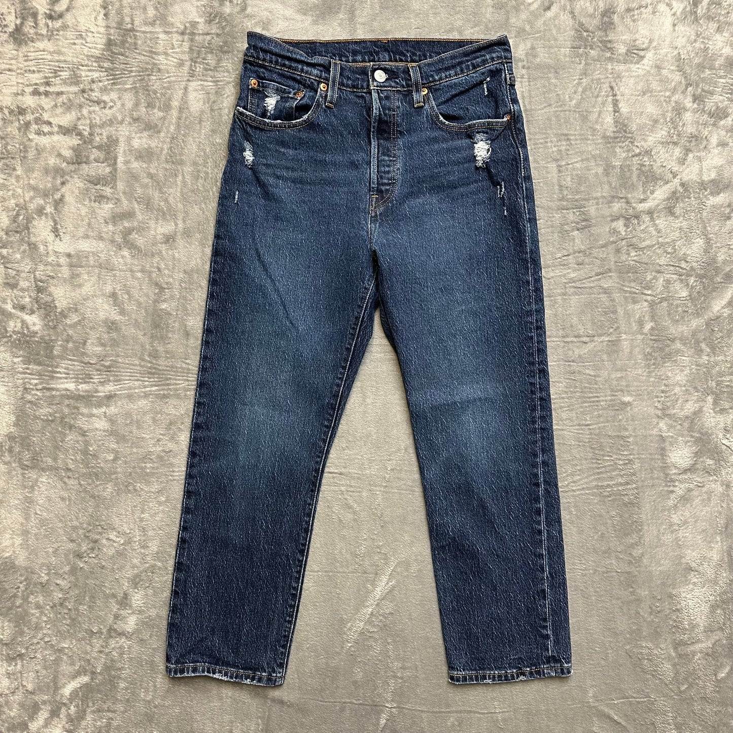 Levi's 501 Straight Jeans Women's Size 27 Blue Denim