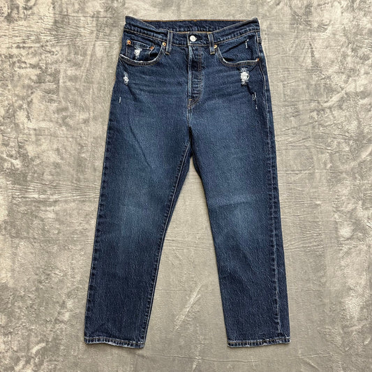 Levi's 501 Straight Jeans Women's Size 27 Blue Denim