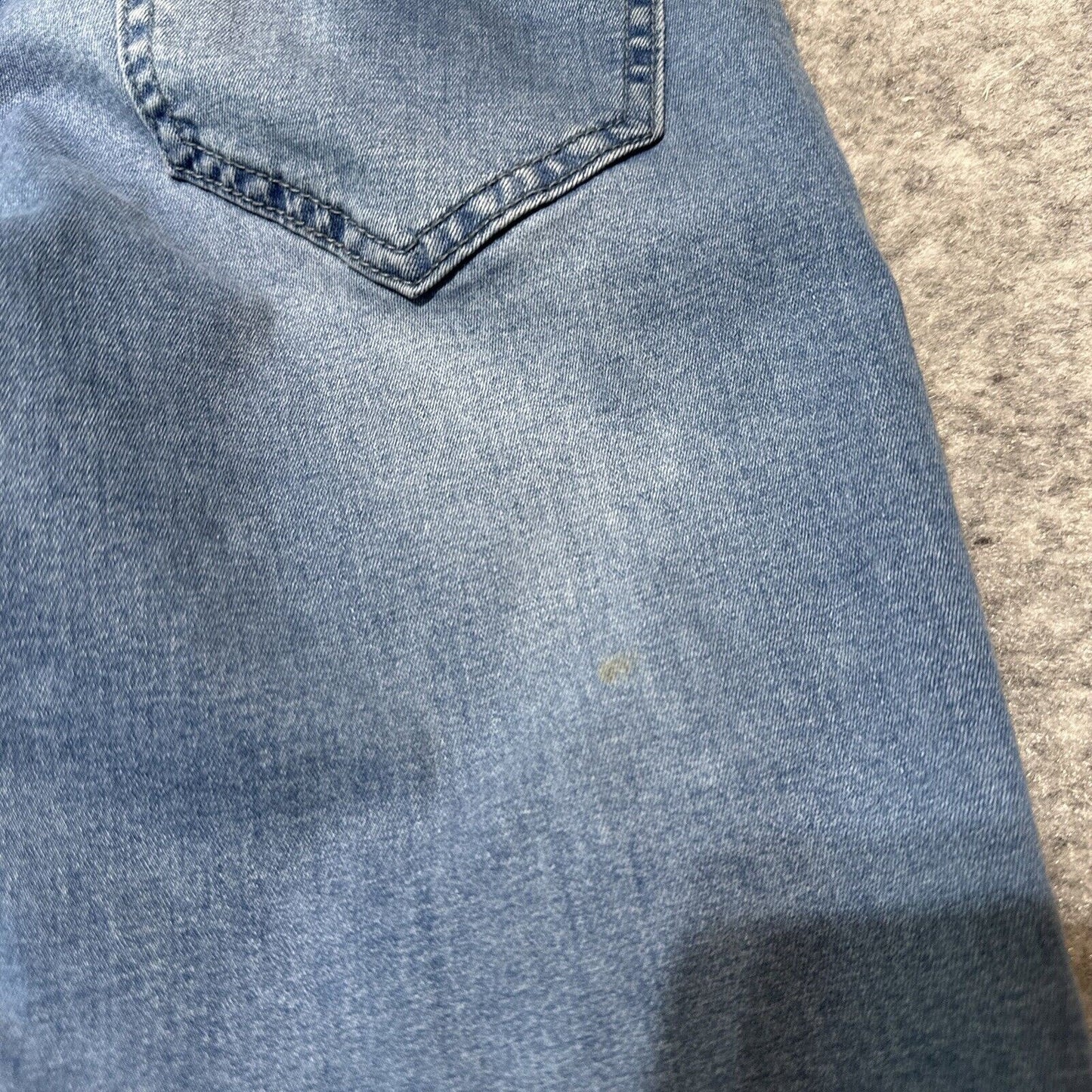 Boohoo MAN Skinny Men's Jeans Size 30S Blue Light Wash Denim