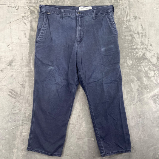 Carhartt FR Men's Straight Leg Pants 36x28 Dark Blue Flame Resistant