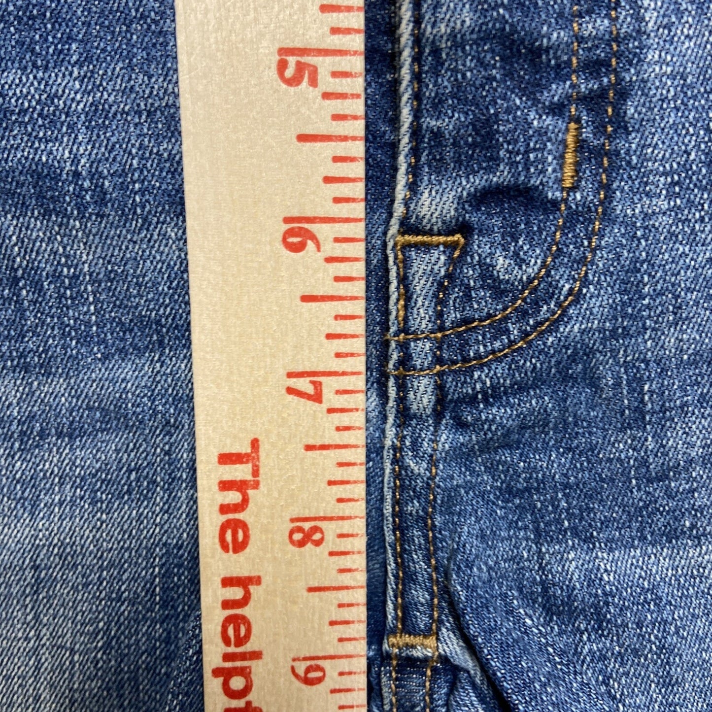 Madewell 9” High-Rise Skinny Denim Shorts Women’s Size 27P Blue Denim