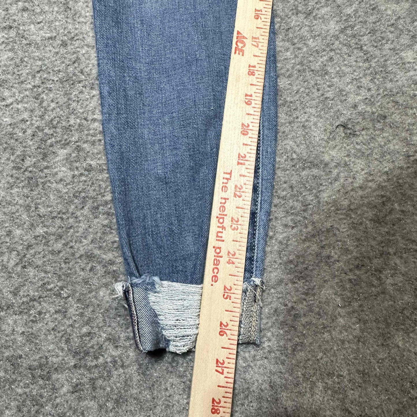 Joe's Women's Distressed Skinny Jeans Size 26 Blue Medium Wash Denim
