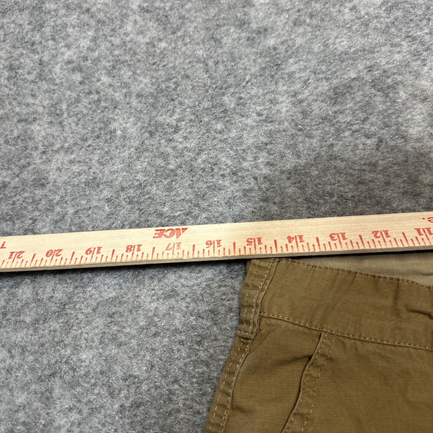 Plugg Men's Cargo Shorts Size 29 Tan Brown Shorts