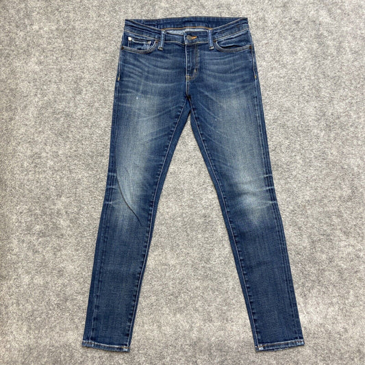 Denim & Supply Ralph Lauren Skinny Jeans Women's Size 29/32 Dark Blue Faded