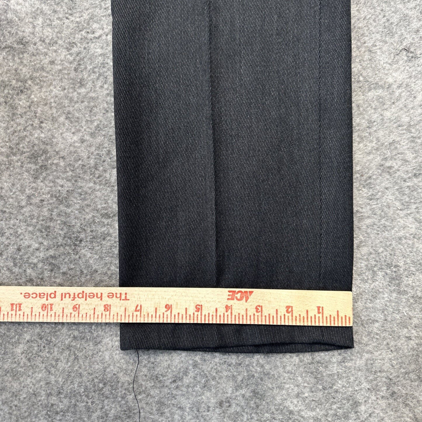 Hugo Boss Men's Straight Leg Pleated Dress Pants Size 36R Black Clip Pants