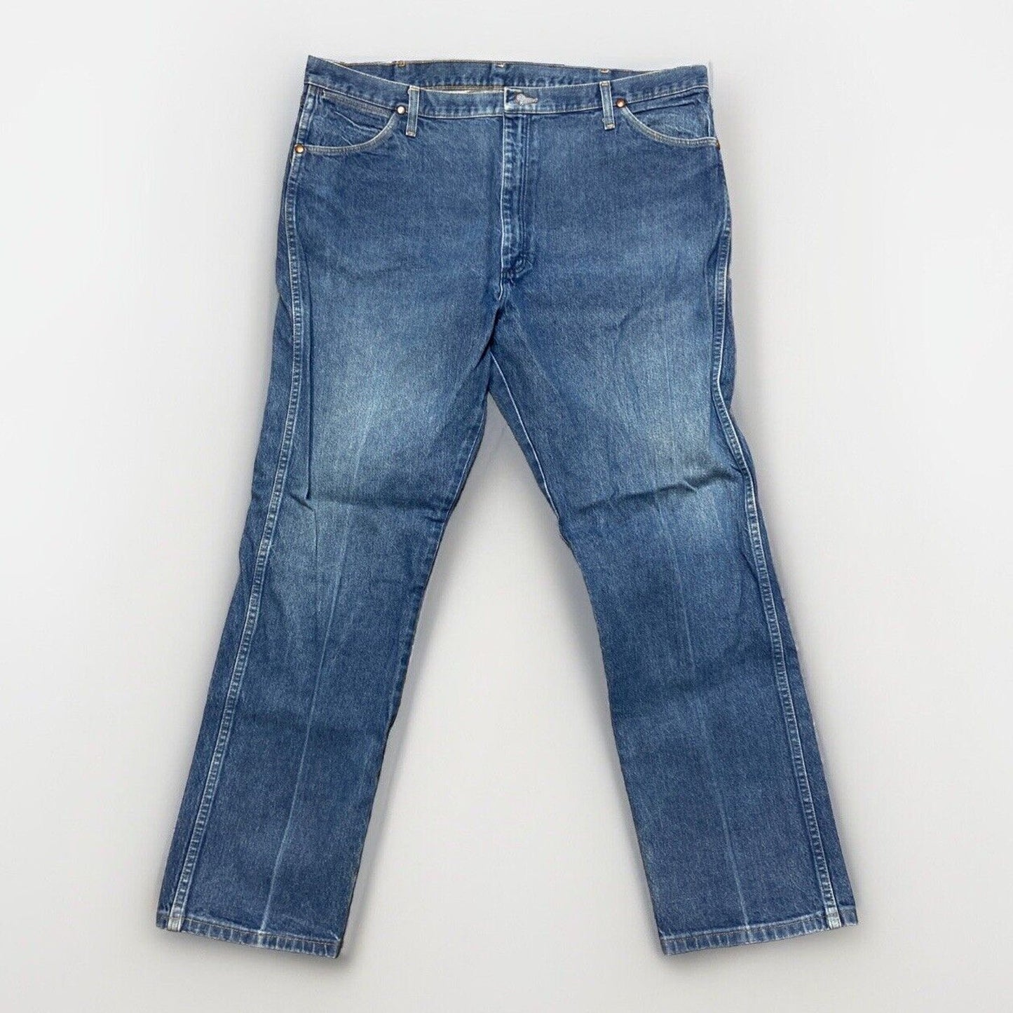 Wrangler 13MWZ Cowboy Cut Jeans Men's Size 42x32 Blue Medium Wash Western