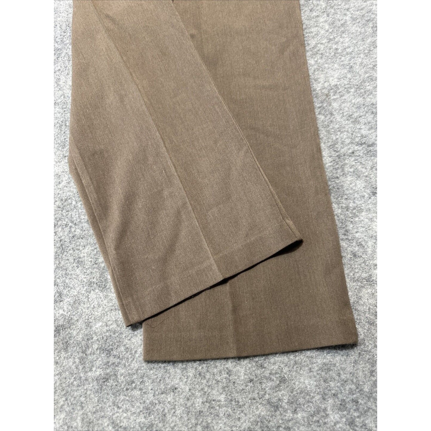 Kim Rogers Signature Women's Pleated Dress Pants Size 12 Brown Pants