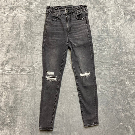 American Eagle Next Level Stretch Highest Rise Jegging Women Size 0XShort Black