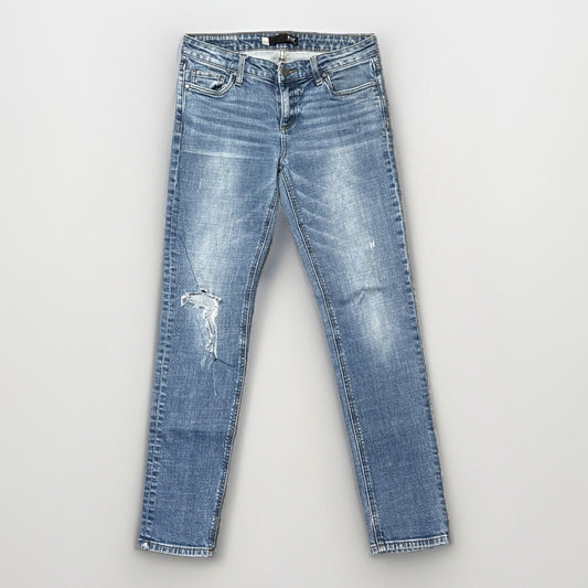 KUT From The Kloth Catherine Boyfriend Women's Distressed Jeans Size 4 Blue
