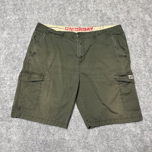 UNIONBAY Men's Cargo Shorts Size 42 Green Shorts