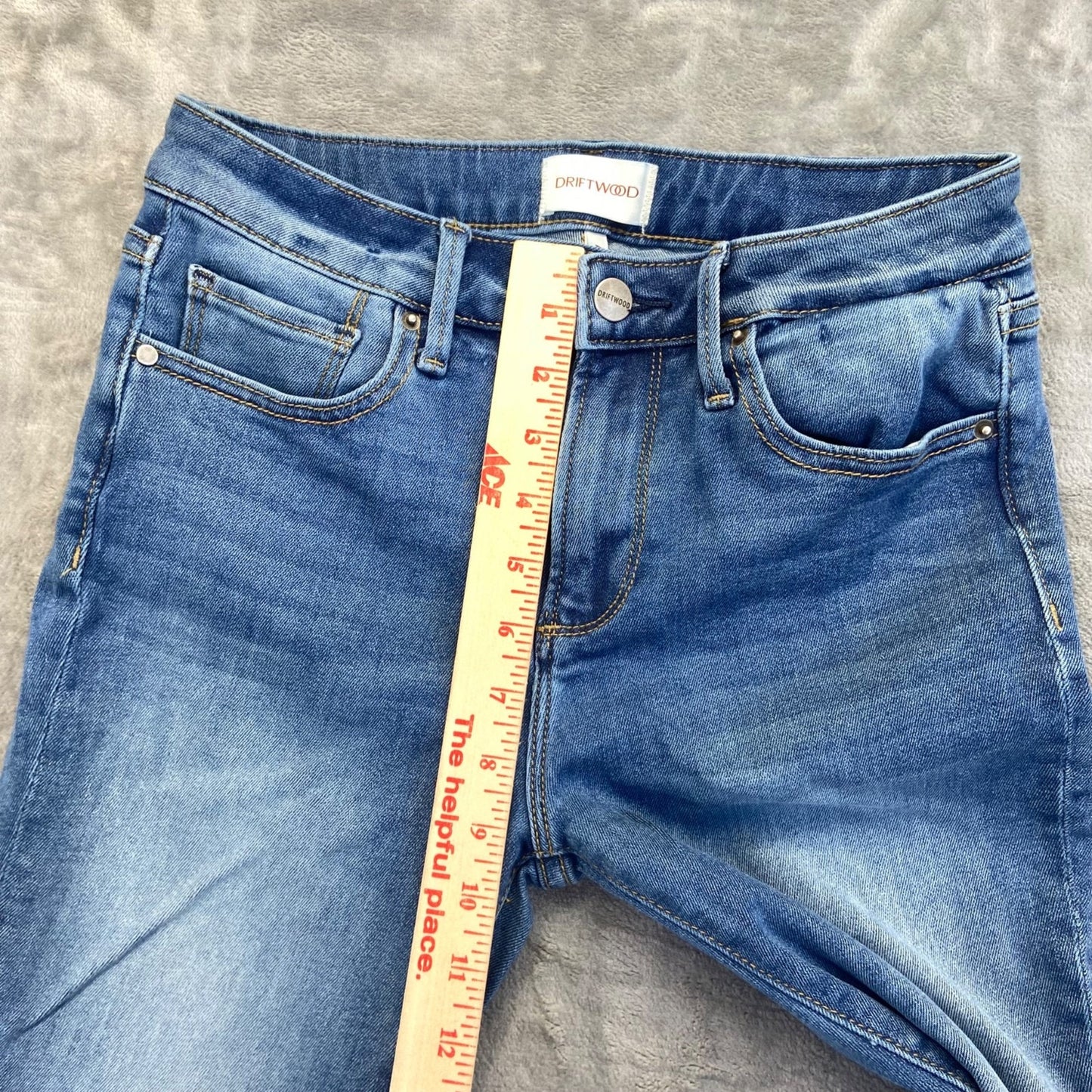 Driftwood Women's Audrey Skinny Jeans Size 25 Light Blue Denim