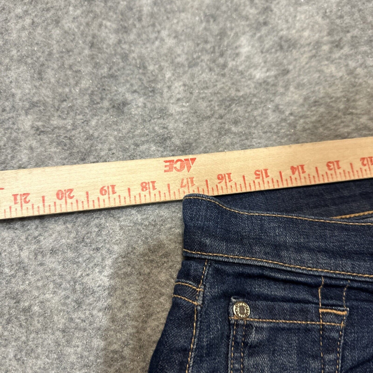 7 For All Mankind The Relaxed Skinny Jeans Men's Size 36 Blue Dark Wash Denim