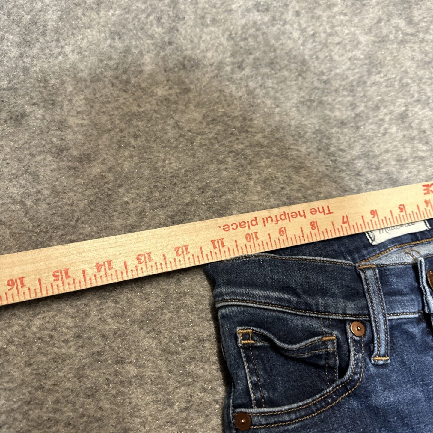 Madewell 9" High Rise Skinny Jeans Womens Size 23 Blue Dark Wash Denim