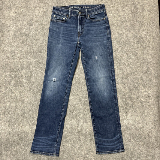 American Eagle Airflex + Men's Original Straight Jeans Size 29x32 Blue Denim
