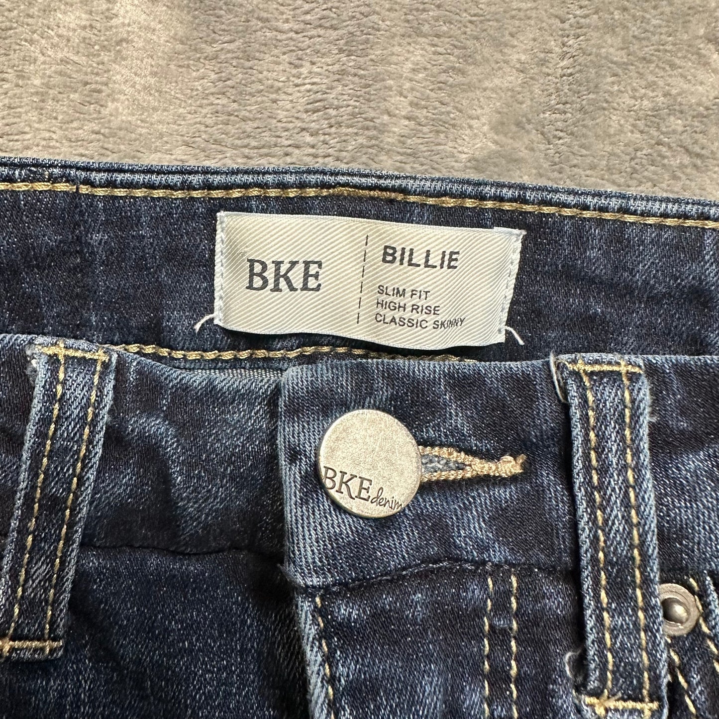 Buckle BKE Skinny Jeans Women's Size 24 Blue Denim