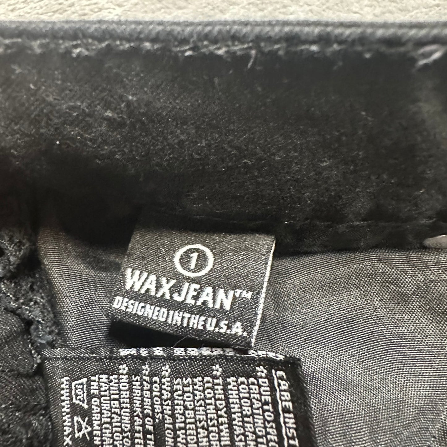 Wax Jean Women's Slim Skinny Jeans Size 1 Black Denim