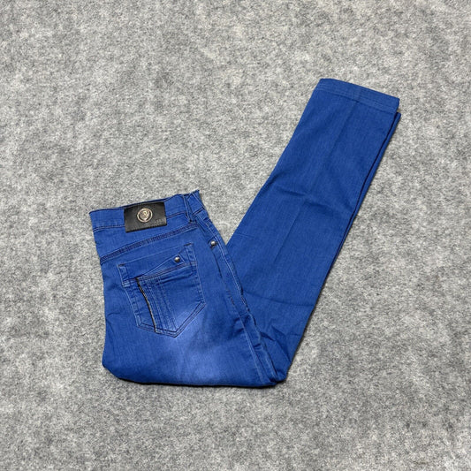 Diesel Blue Star Men's Straight Jeans Size 33 Blue Dark Wash Denim