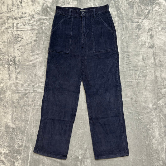 Vintage American Eagle Chino Pants Women's Size 2 Black Corduroy