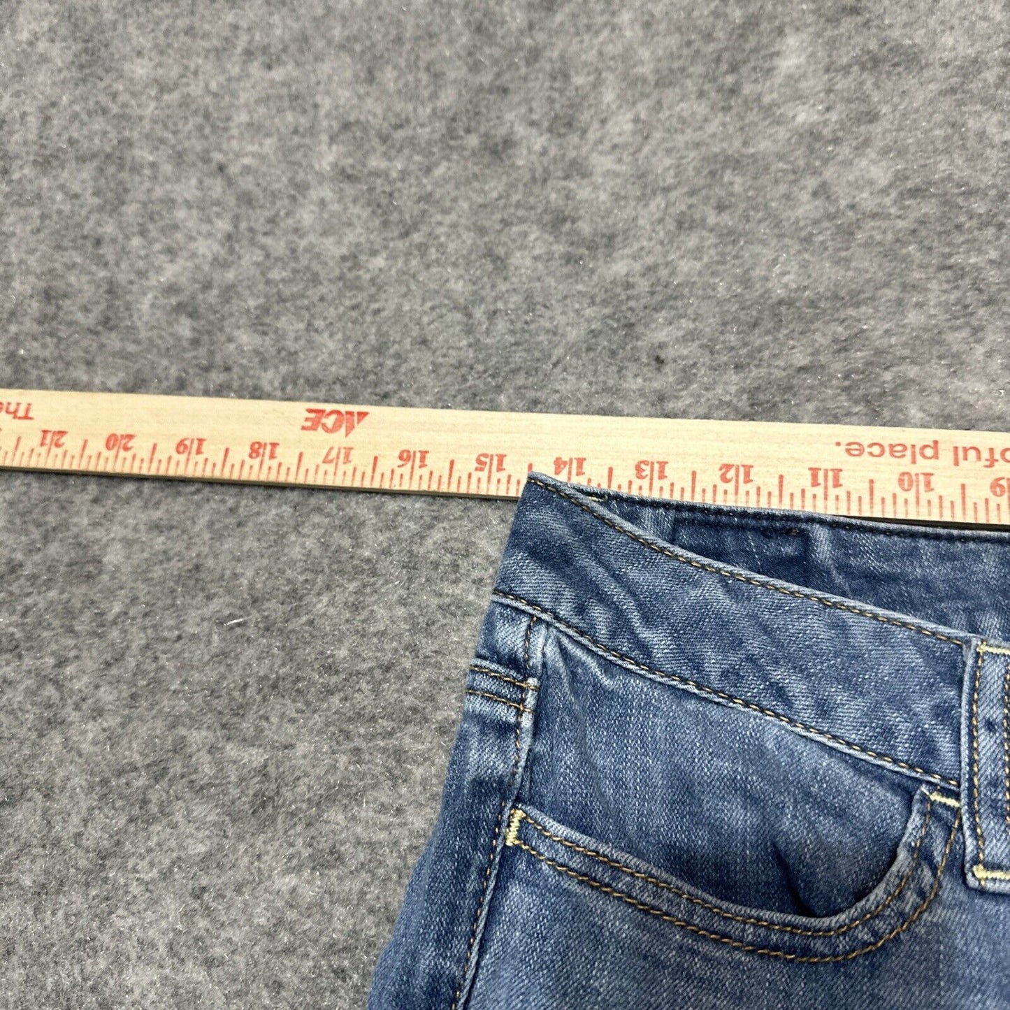 American Eagle Stretch Women’s Distressed Jeggings Size 6 Blue Light Wash Denim