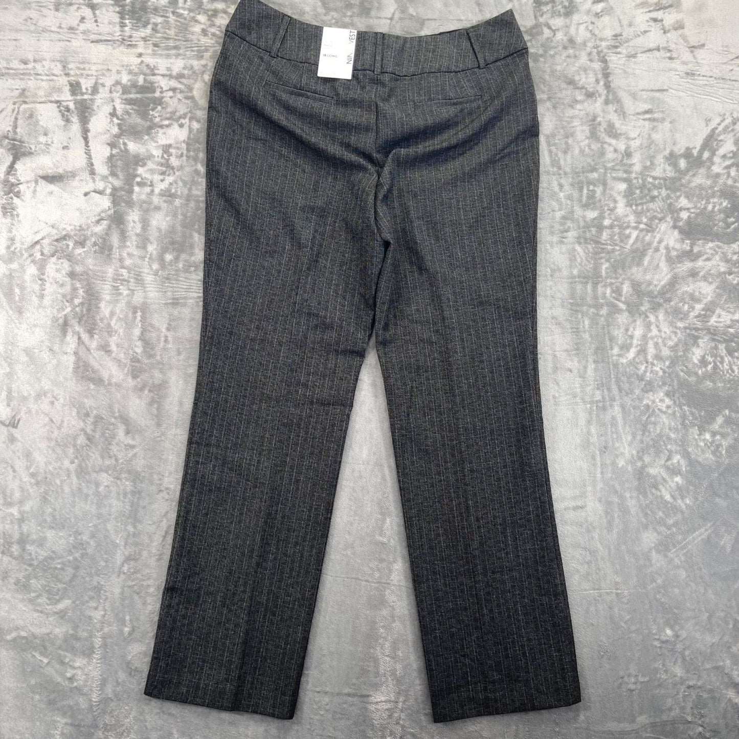 New Nine West Women's Bootcut Pants Size 18 Long Gray