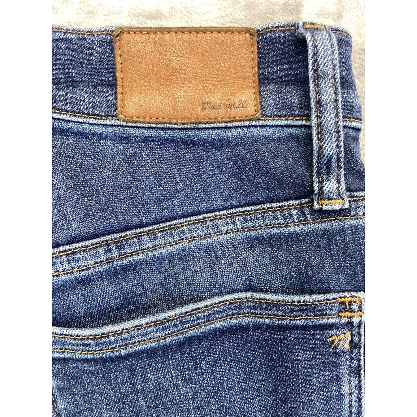 Madewell Women's 10" High Rise Skinny Jeans Size 27 Blue