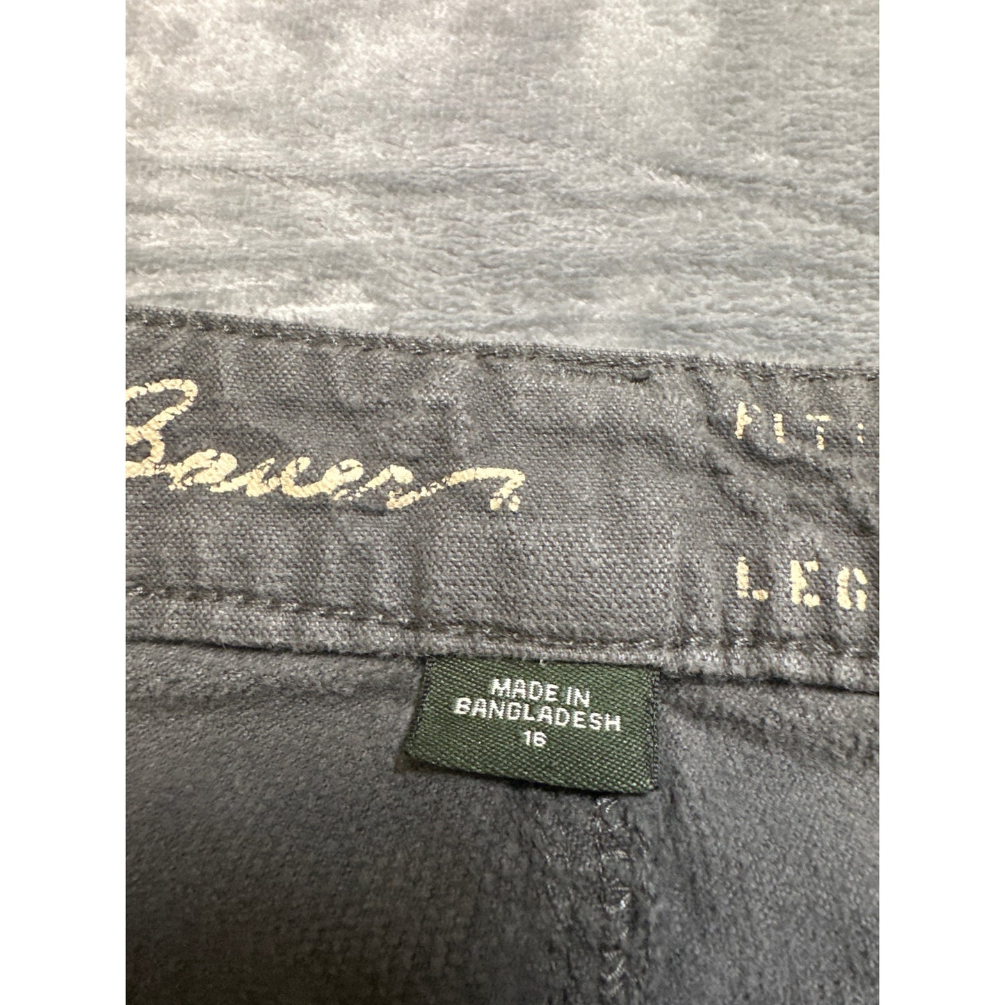 Eddie Bauer Curvy Boot Cut Jeans Women's Size 16 Black Denim