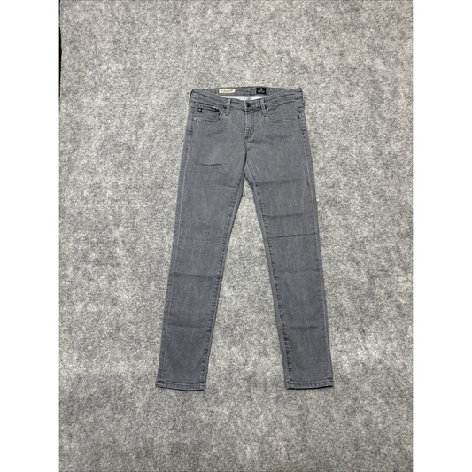 AG Adriano Goldschmied The Stevie Ankle Women’s Straight Leg Jeans Size 26R Gray