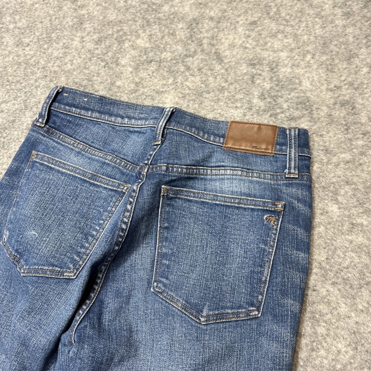 Madewell 9" High Rise Skinny Women's Distressed Jeans Size 29 Blue Wash Denim