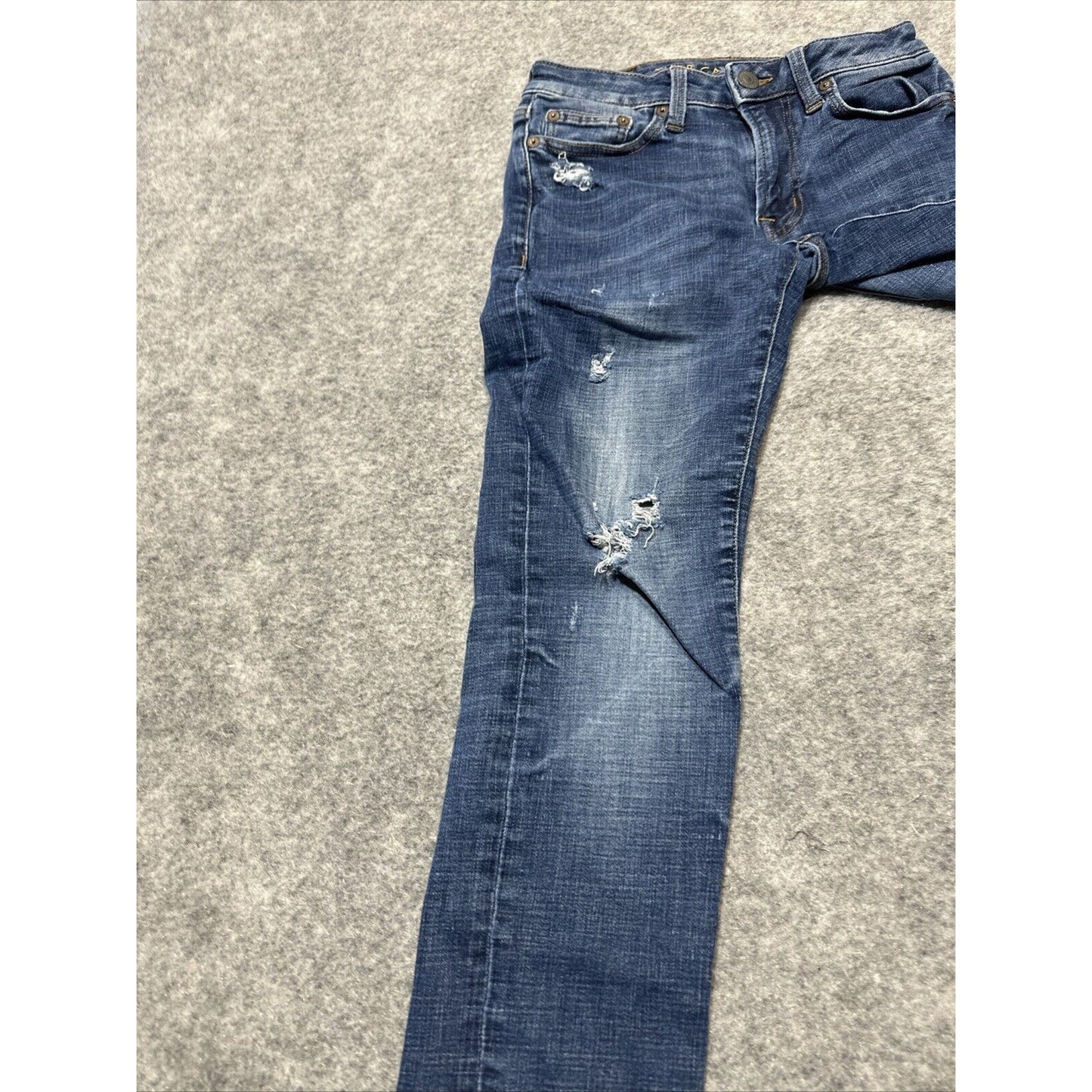 American Eagle Next Level Flex Men's Distressed Slim Straight Jeans Size 26x28