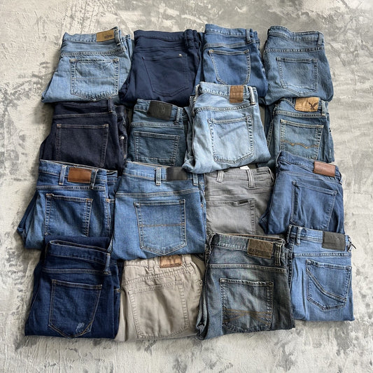 Wholesale Premium Mixed Mens Jeans - All Sizes - Curated Brands - Lot of 10