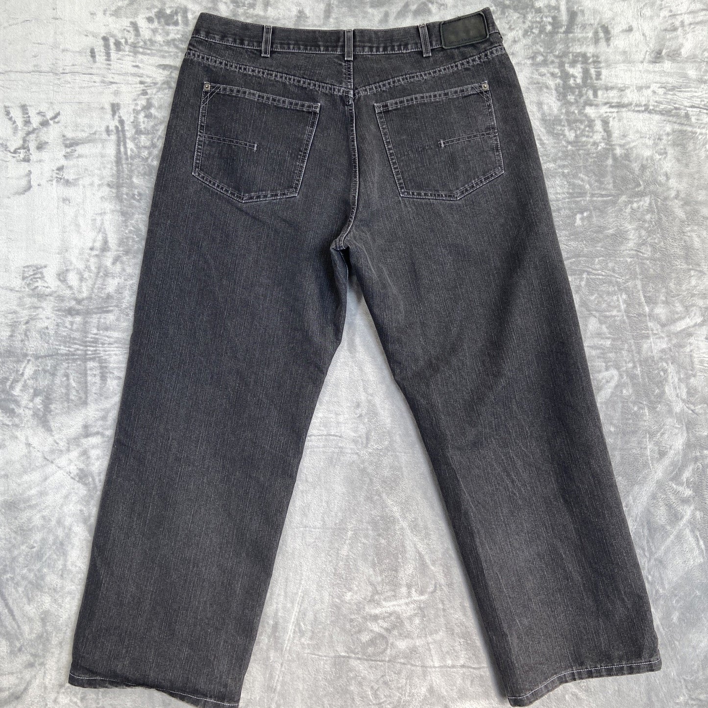 Vintage Calvin Klein Straight Jeans Men's Size 38x32 Black Denim