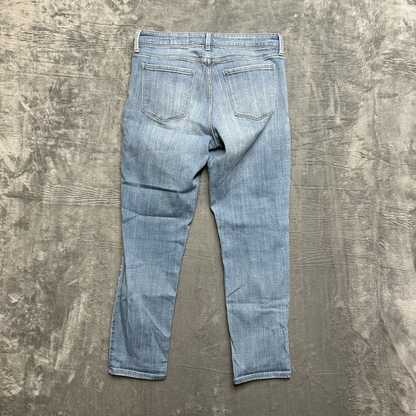 Cosmic Blue Love Distressed Skinny Jeans Women's Size 30x28 Light Blue Denim
