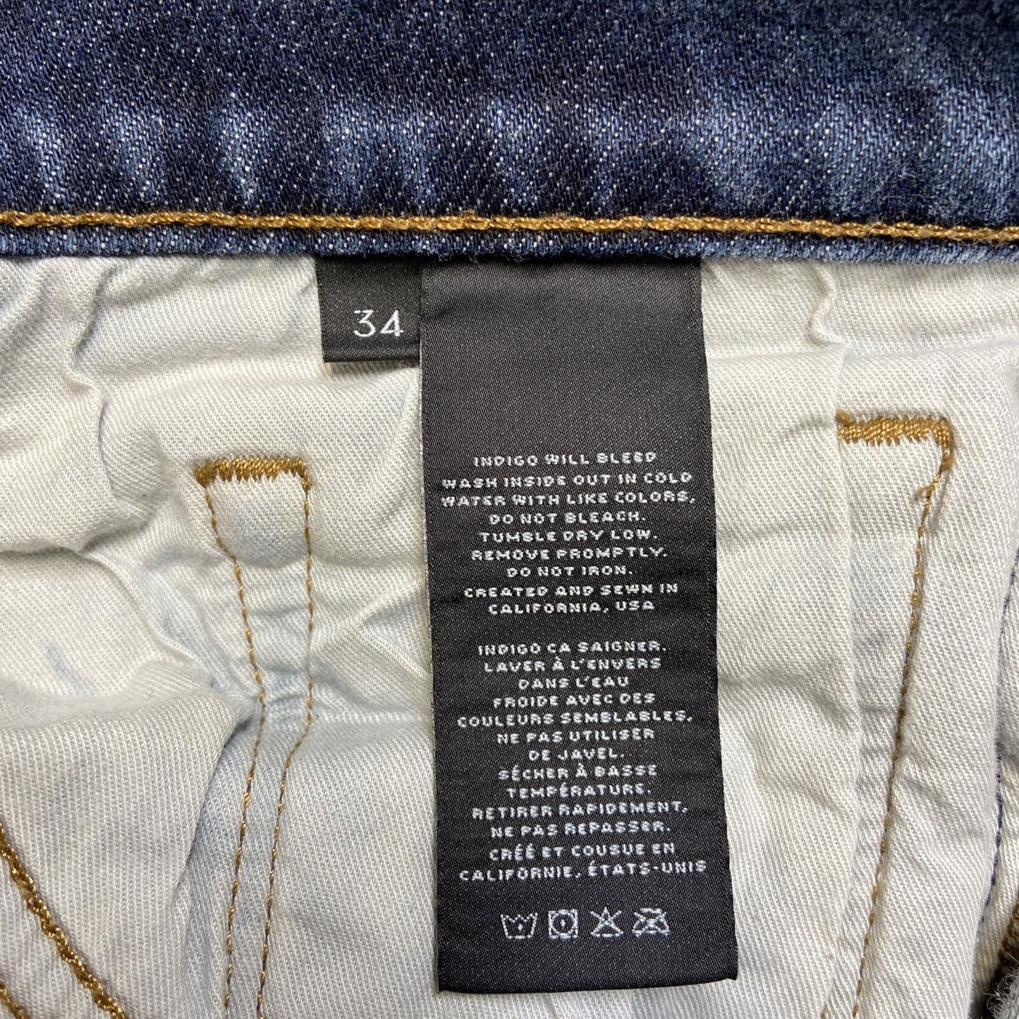 J Brand Mick Skinny Jeans Women’s Size 34 Dark Blue Denim