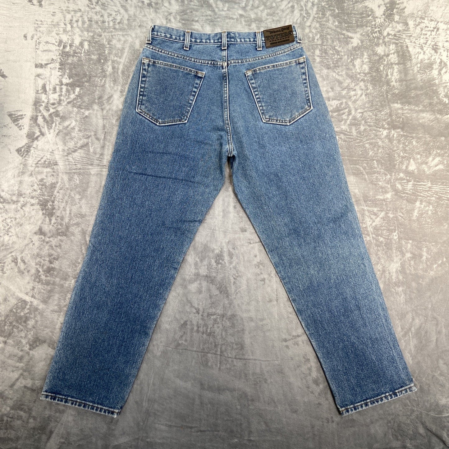 Vintage Black Collins Toters Serious Sportswear Jeans Men's 34x30 Blue