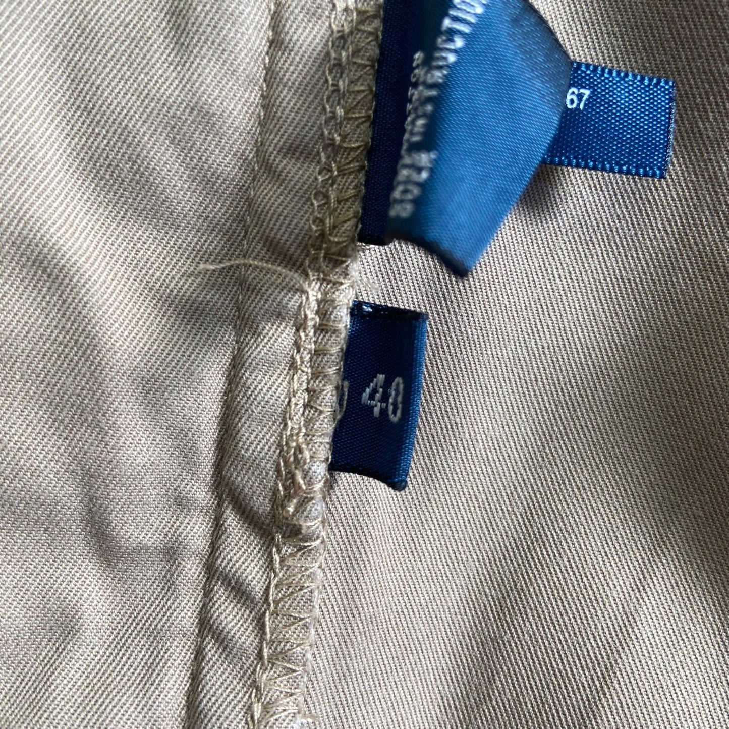 Polo Ralph Lauren Tyler Pleated Shorts Men's Size 40 Beige Longer 10" Blue Label