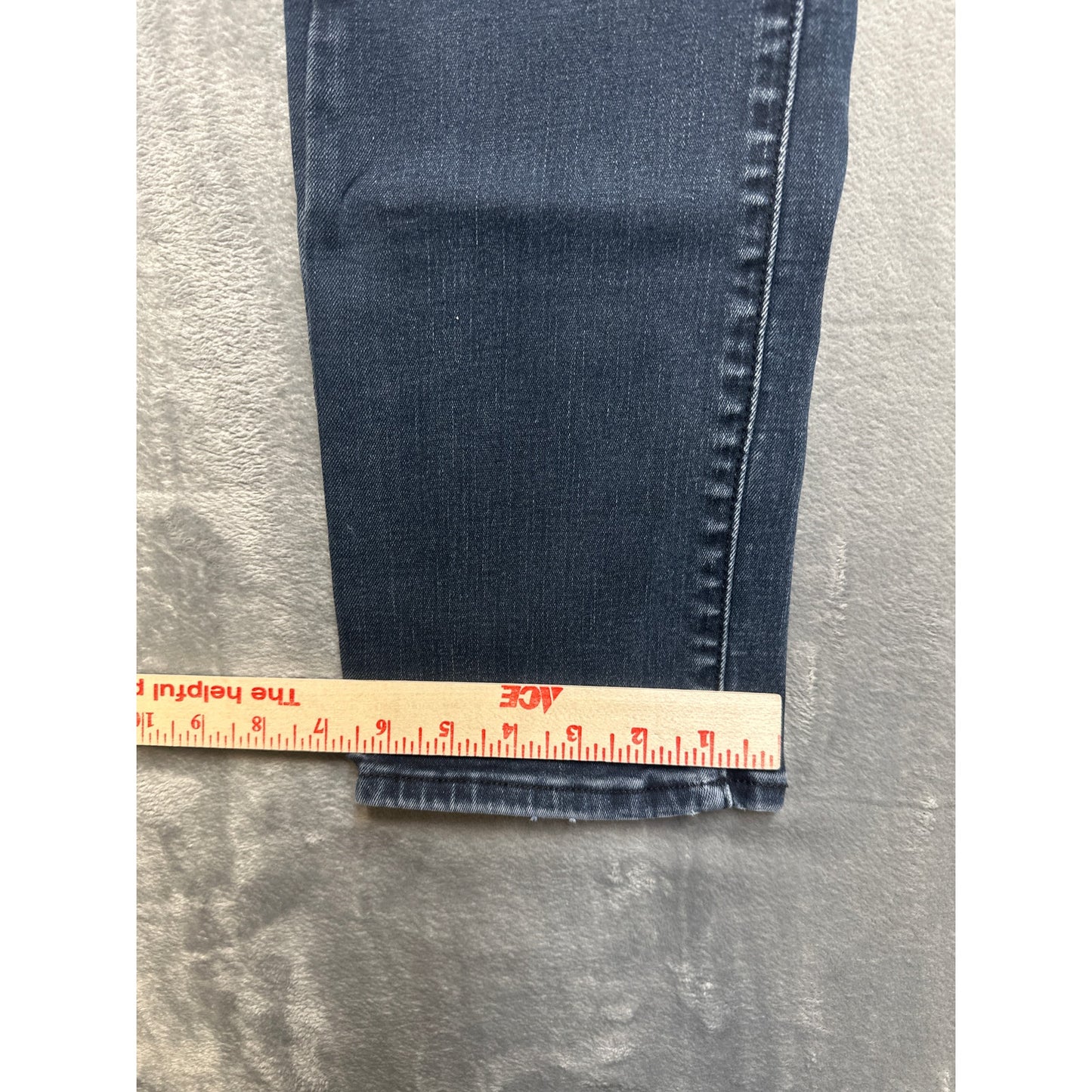 Levi's 512 Perfectly Slimming Skinny Leg Jeans Women's Size 10S Dark Blue Denim