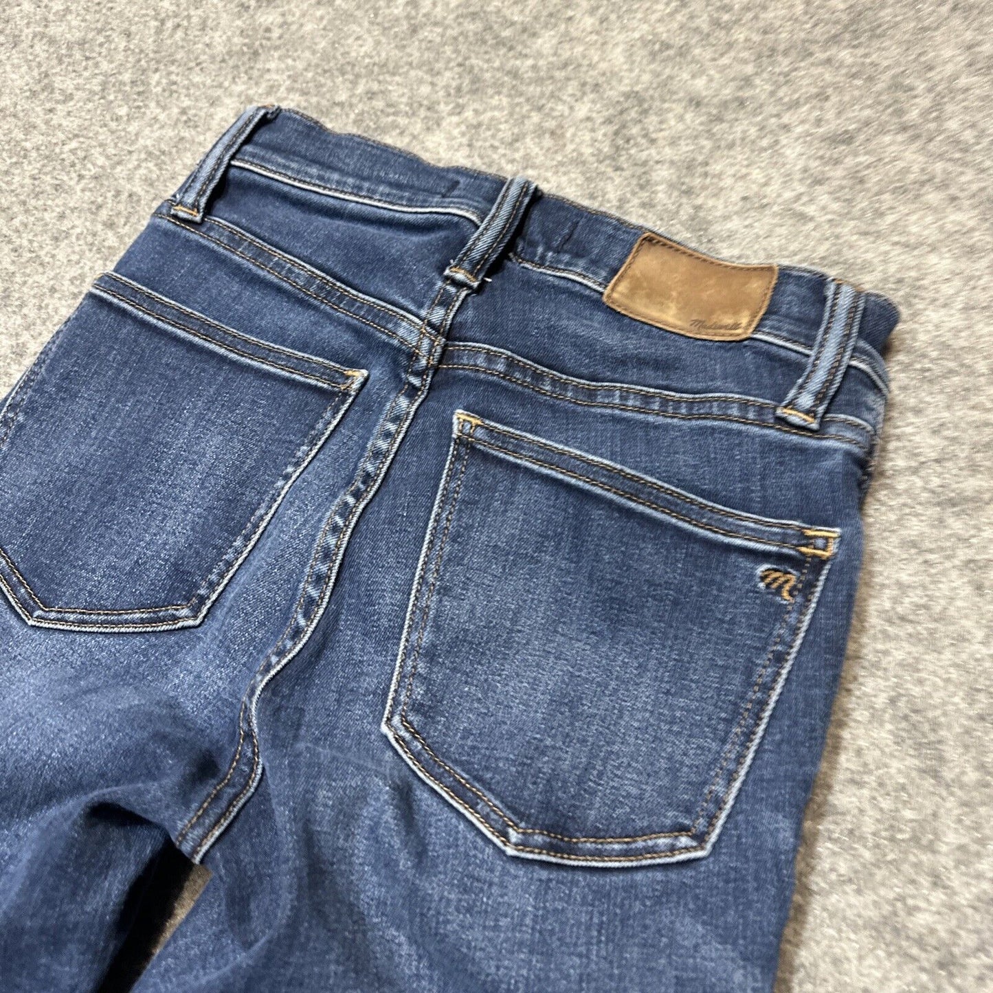 Madewell 9" High Rise Skinny Jeans Womens Size 23 Blue Dark Wash Denim