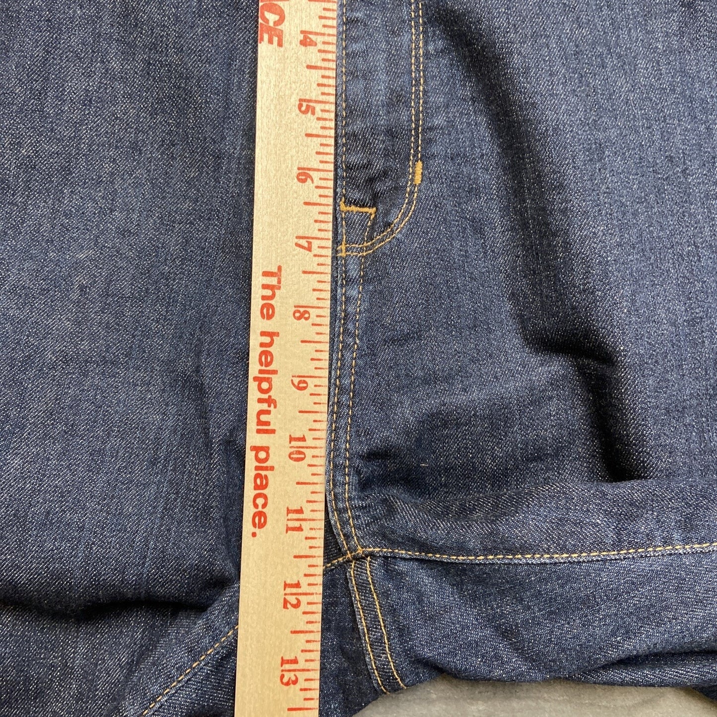 L.L. Bean Straight Leg Jeans Women’s Size 16P Dark Blue Denim