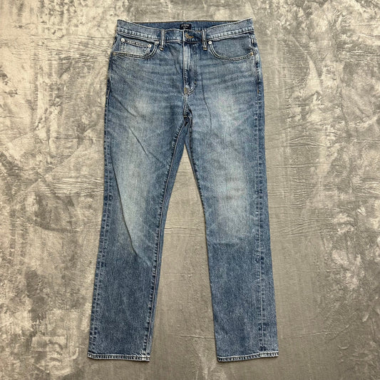 J.CREW Straight Jeans Men's Size 33x32 Blue Denim