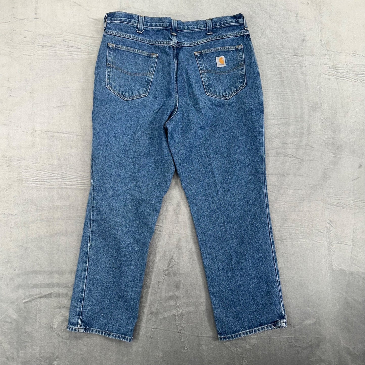 Carhartt Men's Relaxed Fit Straight Jeans 36x30 Blue Denim #2014