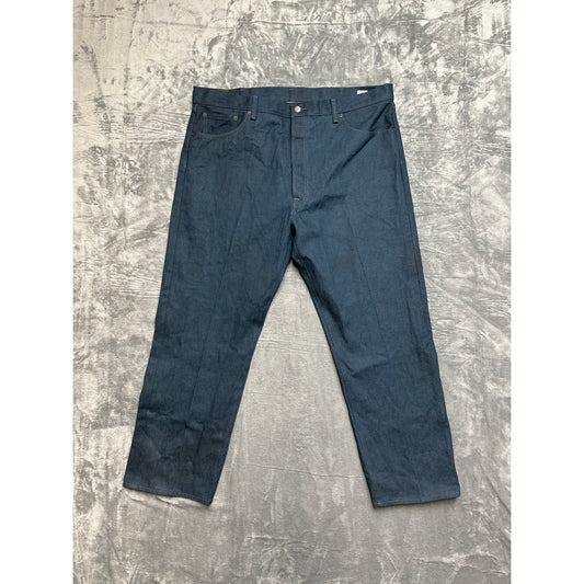 Levi's 501 Made from White Oak Code Denim Straight Jeans Men's Size 42x30 Blue Denim