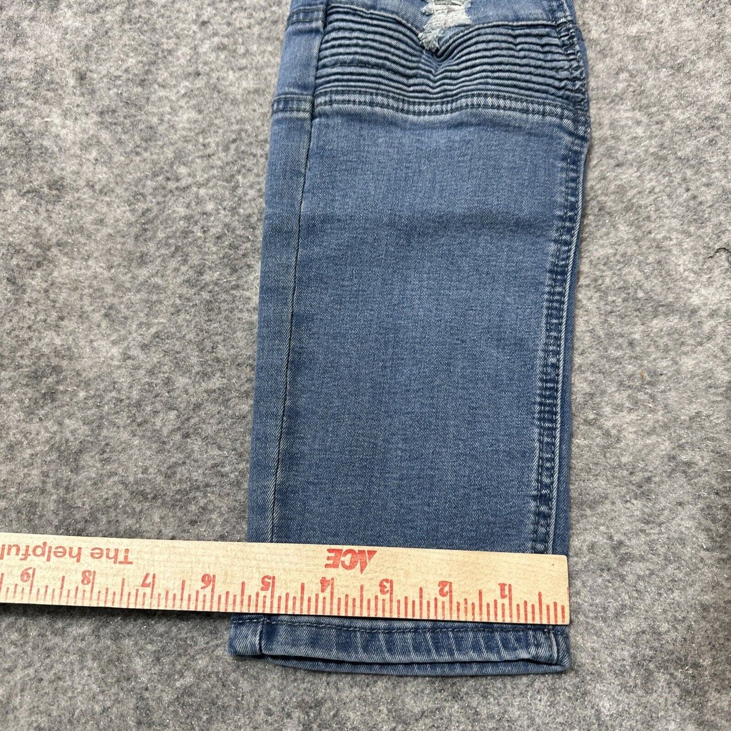 Boohoo MAN Skinny Men's Jeans Size 30S Blue Light Wash Denim